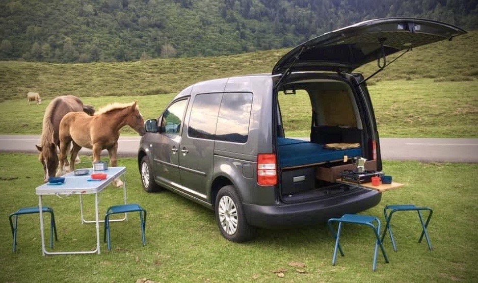 Caddy Koncept paysage chevaux